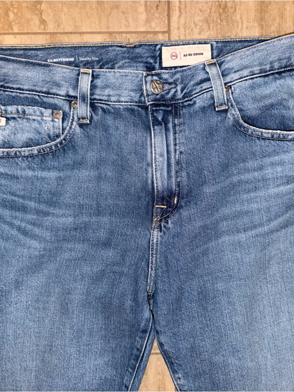 AG-ED Denim Slouchy Slim Ex Boyfriend Jeans Size 29 - Picture 8 of 16